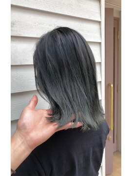 ルッソリベラ 池袋(Lusso libera) アッシュブラック×グレージュ 池袋/30代40代50代