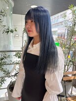ヘアーアンドメイク ビス(HAIR&MAKE bis)&nbsp;ラベンダーネイビー/髪質改善トリートメント【黒田あさみ】
