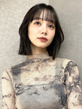 ロンドネートゥル 新潟(Lond naitre) イメチェン/美髪/ブルーブラック/外ハネボブ(新潟/万代)