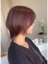 アイル(I'LL)&nbsp;ウルフ/ショートウルフ/ピンクブラウン/髪質改善カラー/髪質改善