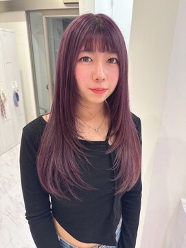 モナバイルーブル(MONA by Louvre) 【MONA】カシスピンク/チェリーピンク/ロングレイヤー