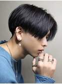 トランクスヘアセンターパートニュアンスパーマ韓国カルマパーマ