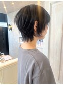 福山人気10代20代30代ショートウルフくびれヘア小顔効果