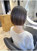 #ピンクブラウン#ミニボブ【代表・渡辺俊弥】梅田