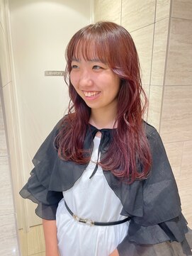 フェイス 大船(FACE) ブリーチなしで作るワインレッド/Kurumi【大船】