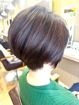 ヘアーメイクロージー 八軒店 (HAIR MAKE ROSY)&nbsp;大人ショートミルクテーベージュハイライトレイヤーヘッドスパ