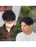 カット＆ハードパーマ 頭皮すっきり炭酸泉ヘッドスパ付☆