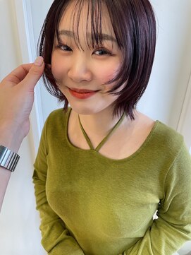 エダメ(EDAME) 顔まわりレイヤー/伸ばしかけボブ