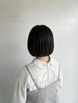 セダクション 道後樋又店(Seduction) 松山市/20代/30代/40代/春の黒髪ボブスタイル