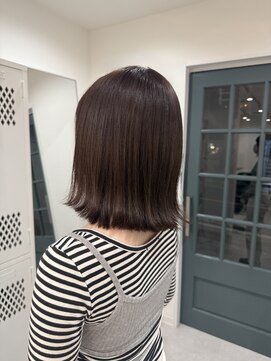 ネノ(neno) ふんわりレッドブラウンミディ