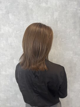 シエル 立川店(CIEL) 【ClEL立川 佐藤】くびれボブ ミルクティー