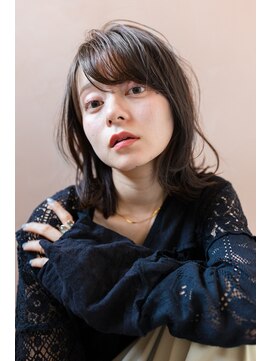 ミット バイ ツリー 吉祥寺(mit by tree) 姫カットレイヤーくびれミディアムボブマロンベージュ