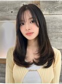 透明感カラー レイヤーカット  ワンカール【肥田亜沙美】