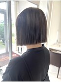 切りっぱなしボブ