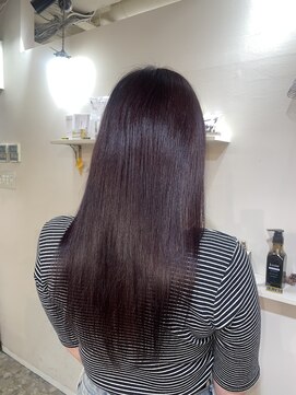 ネオリーブクレア 綱島店(Neolive Krea) パープルカラー/髪質改善/ツヤ髪/綱島美容室