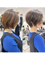 バンプ ギンザ(BUMP GINZA)&nbsp;30代40代50代ハイライト銀座ショートヘア　松