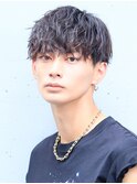 ツイスパ刈り上げマッシュ