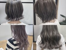 デザインカラーがオススメ♪白髪ぼかしハイライトも人気です♪蕨