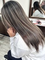 ベルヘアーデザイン 堺東(Belle hair Design)&nbsp;ハイライトレイヤーカットイルミナカラー20代30代40代堺東