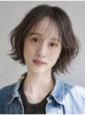 大人可愛い30代40代50代小顔◎マッシュショートボブウルフカット