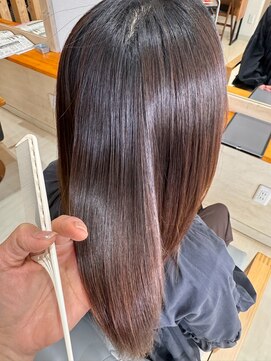 フーガ 新越谷蒲生店(fuuga) 新越谷・蒲生で叶う♪乾かすだけで決まる！艶髪ストレートボブ