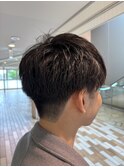 刈り上げマッシュショート