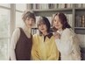 【6月限定】カット+カラー+プラチナ髪質改善トリートメント¥9900