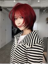 イル 天神大名店(ill)&nbsp;パキレッド×ブラックエンドカラー