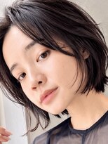 ロア 四条河原町店(LoRE)&nbsp;顔まわりレイヤーのミニボブ｜艶仕上げ