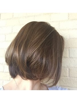 ヘアーメイク カフェ(hair make cafe) 前下がりボブ