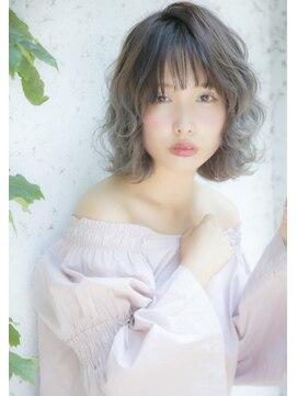 ロンド パルティール 大宮(Lond partir) 【神田安優奈】柔らかボブのグレージュカラー