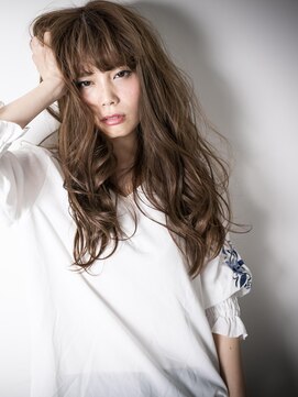 カバーヘア ブリス 上尾西口店(COVER HAIR bliss) くせ毛風ウェーブパーマ*グラマラス小顔ロングv上尾20代30代40代