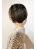 上品ショート×ハイライト