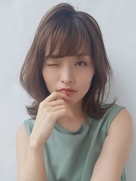 サロン(Salon) 外はねミディ/Salon銀座 岡野恵美子
