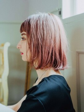 ヘアークラブ(HAIR CLUB) オン眉ピンクヘア