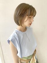 ユーリー(juurii) シースルーバングとおくれ毛キレイなボブ