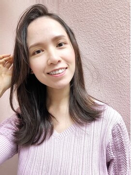 デイズ(DAYS) ヘルシーセミ#グレージュ#健康的#レイヤー#切りっぱなし