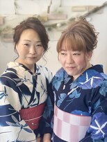 お友達と浴衣でライブ