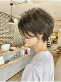 色気ショートショートカット/ショートヘア 嶋田 成希@30代40代