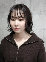 オーキッドバイヘアー(OrchiD.byhair) 外ハネミディアム/アッシュブラウン/アディクシー