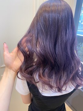 ヴィーヴォ 天六店(VIVO) 【VIVO】パープルアッシュ ラベンダー 韓国カラー 推しカラー