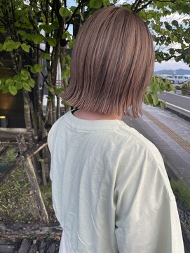 ヘアラウンジ アングゥ(hair lounge ungu) ミルクティーベージュ