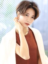 グランド(GRAND)&nbsp;大人可愛い/丸みショートボブ/ベージュカラー/20代30代40代