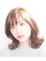 ルルディ バイ アフロディーテ銀座(luludi by APHRODITE) 黒髪/グレーベージュ/レイヤーロング/前髪パーマ/銀座