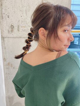 ルービック 難波(Rubik's) 透け感・ニュアンス紐アレンジ