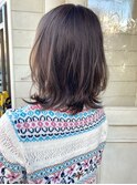 柔らかニュアンスくびれレイヤーミディアム30代40代梅が丘美容室