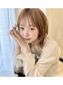 髪質改善/ミディアムボブ/白髪染め/韓国/レイヤー/堺東/ブリーチ