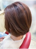 20代30代40代大人3Dカラーアッシュブラウン立体感ミディアム