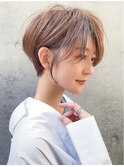 川村利幸/ショート×グレージュ/ショートボブK