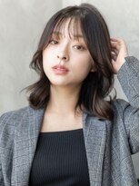 オースティン 調布アミックス(AUSTIN)&nbsp;大人かわいい前髪セシルカットココアブラウンフリンジウェーブ